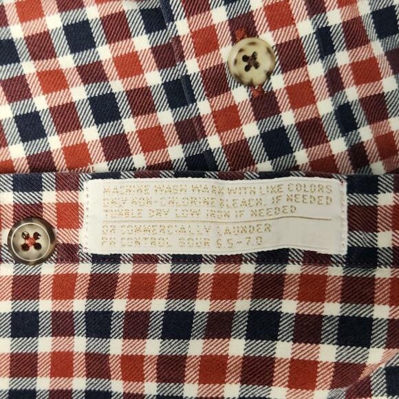 Nordstrom Men’s XLL Blue & Red Plaid Button-Up Shirt Long Sleeve - Picture 8 of 10